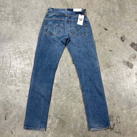 $499 NWT RE/DONE x LEVI'S HIGH RISE STOVE PIPE JEANS SZ 25 - Picture 1 of 7